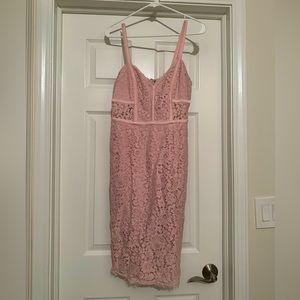 Size 4 Pink Lace Express Dress